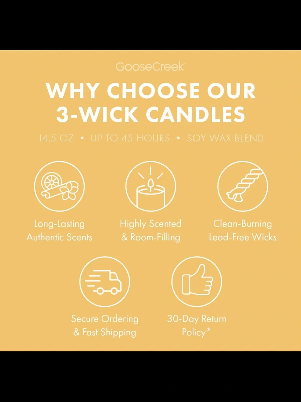 💛 GC Butter Cookie 3-Wick Candle NEW